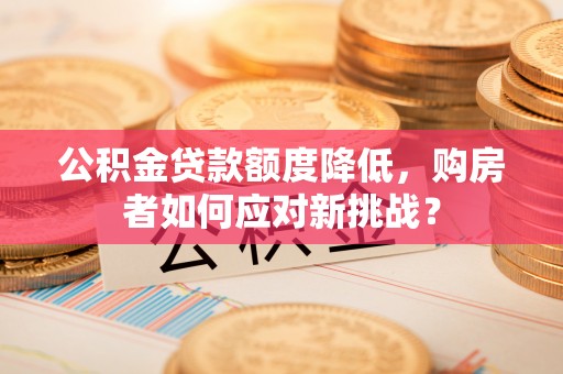 岚山公积金贷款额度降低，购房者如何应对新挑战？