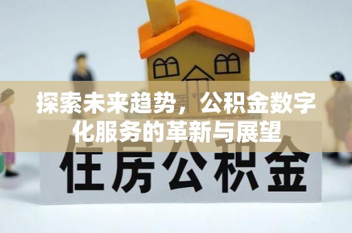 岚山探索未来趋势，公积金数字化服务的革新与展望