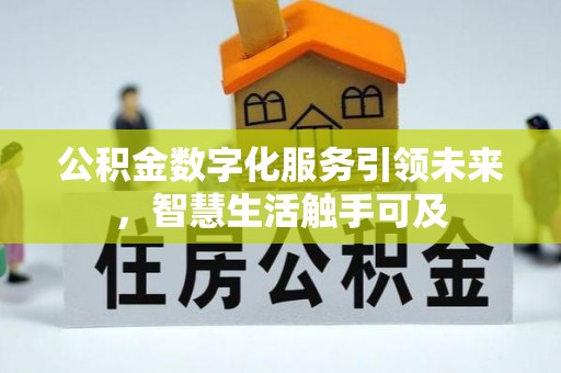 岚山公积金数字化服务引领未来，智慧生活触手可及