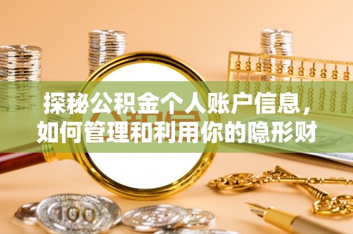 岚山探秘公积金个人账户信息，如何管理和利用你的隐形财富