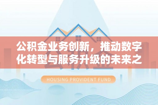 岚山公积金业务创新，推动数字化转型与服务升级的未来之路