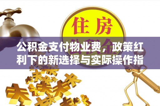 岚山公积金支付物业费，政策红利下的新选择与实际操作指南