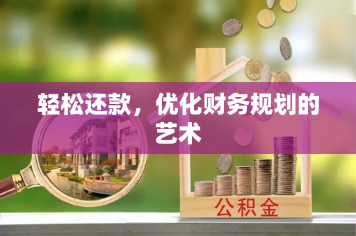 岚山轻松还款，优化财务规划的艺术