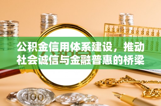 岚山公积金信用体系建设，推动社会诚信与金融普惠的桥梁
