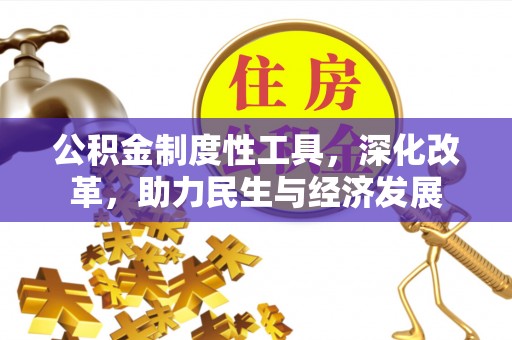 岚山公积金制度性工具，深化改革，助力民生与经济发展