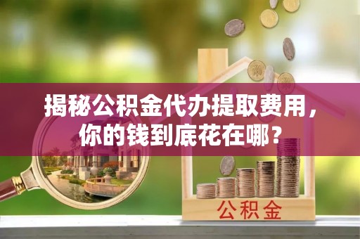 岚山揭秘公积金代办提取费用，你的钱到底花在哪？