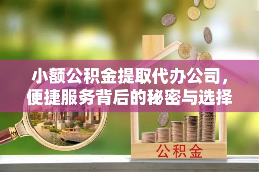 岚山小额公积金提取代办公司，便捷服务背后的秘密与选择指南
