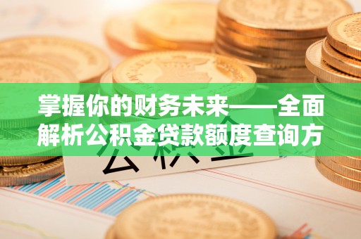 岚山掌握你的财务未来——全面解析公积金贷款额度查询方法